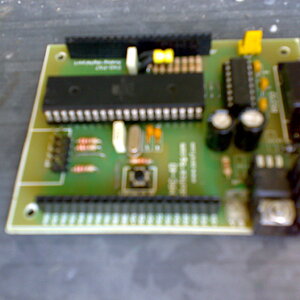 Test board with Atmega32