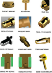 Interconnect Pin Retention Methods